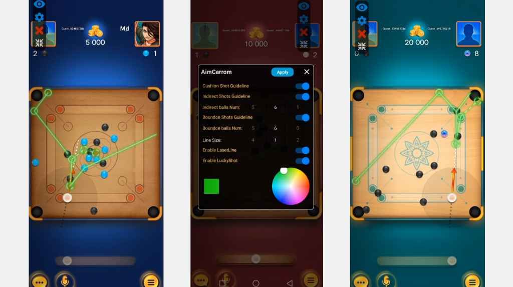 Aim Carrom APK Screenshots